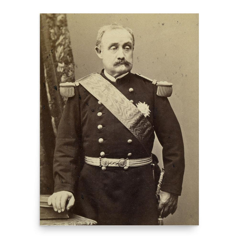 Ernest Courtot de Cissey poster print, in size 18x24 inches.