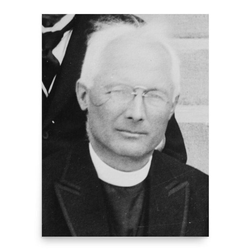 Ernest Dimnet poster print, in size 18x24 inches.