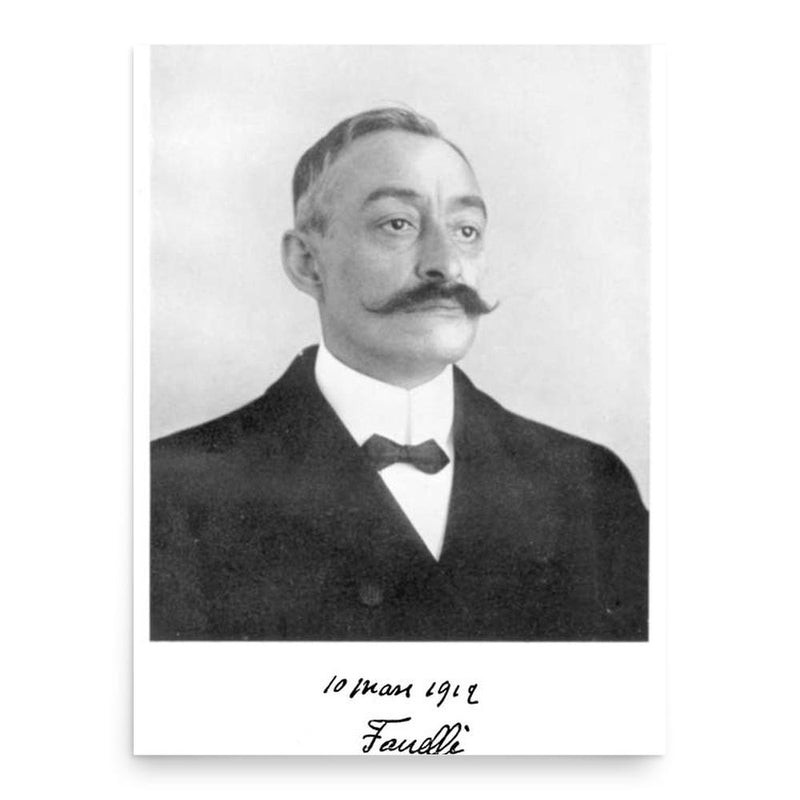 Ernest Fanelli poster print, in size 18x24 inches.