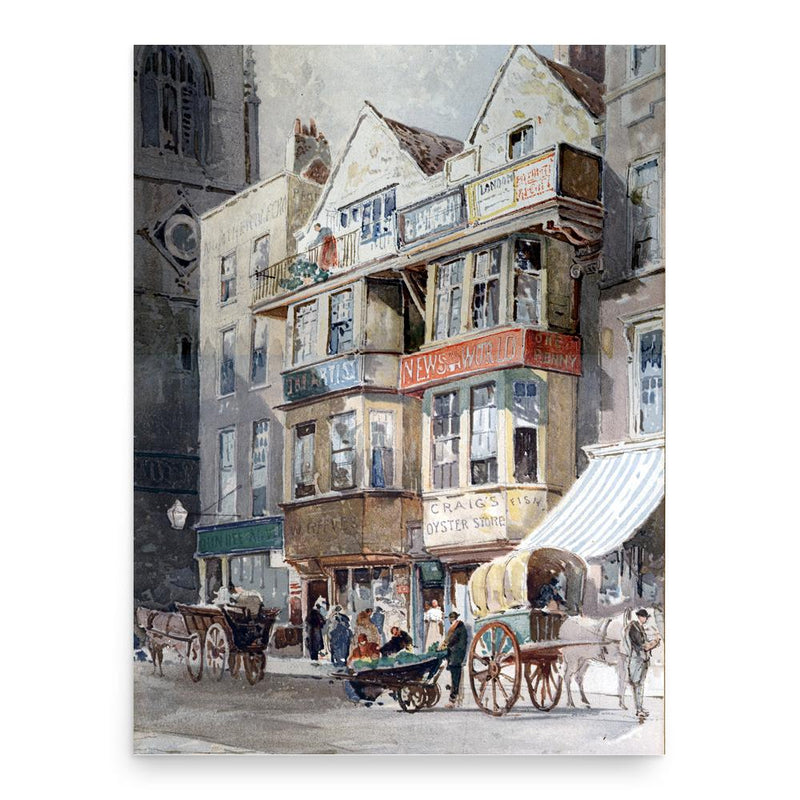 Ernest George poster print, in size 18x24 inches.