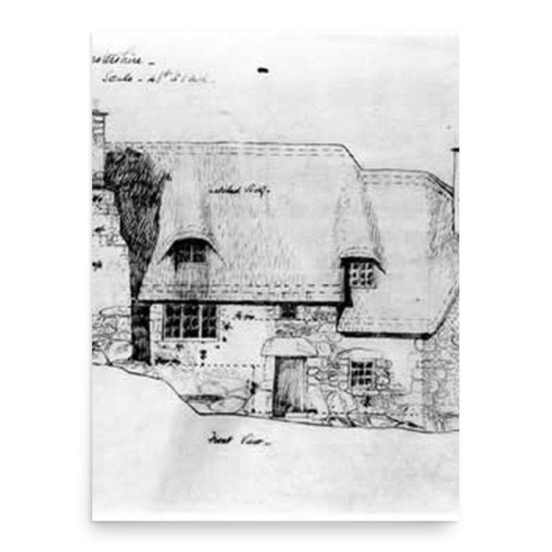 Ernest Gimson poster print, in size 18x24 inches.