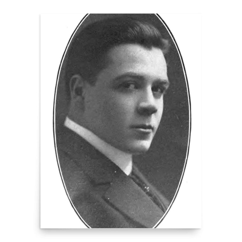 Ernest Glendinning poster print, in size 18x24 inches.