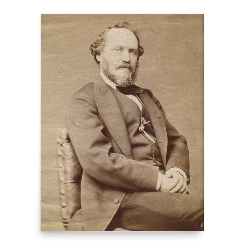 Ernest Hamel poster print, in size 18x24 inches.