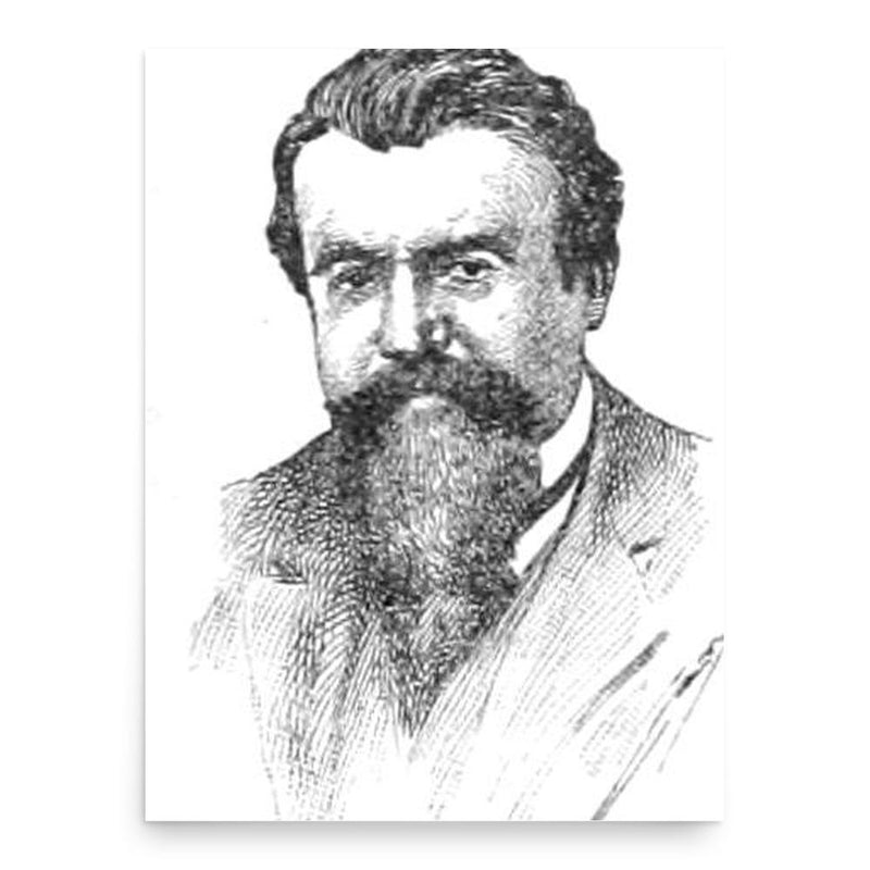 Ernest Hamy poster print, in size 18x24 inches.