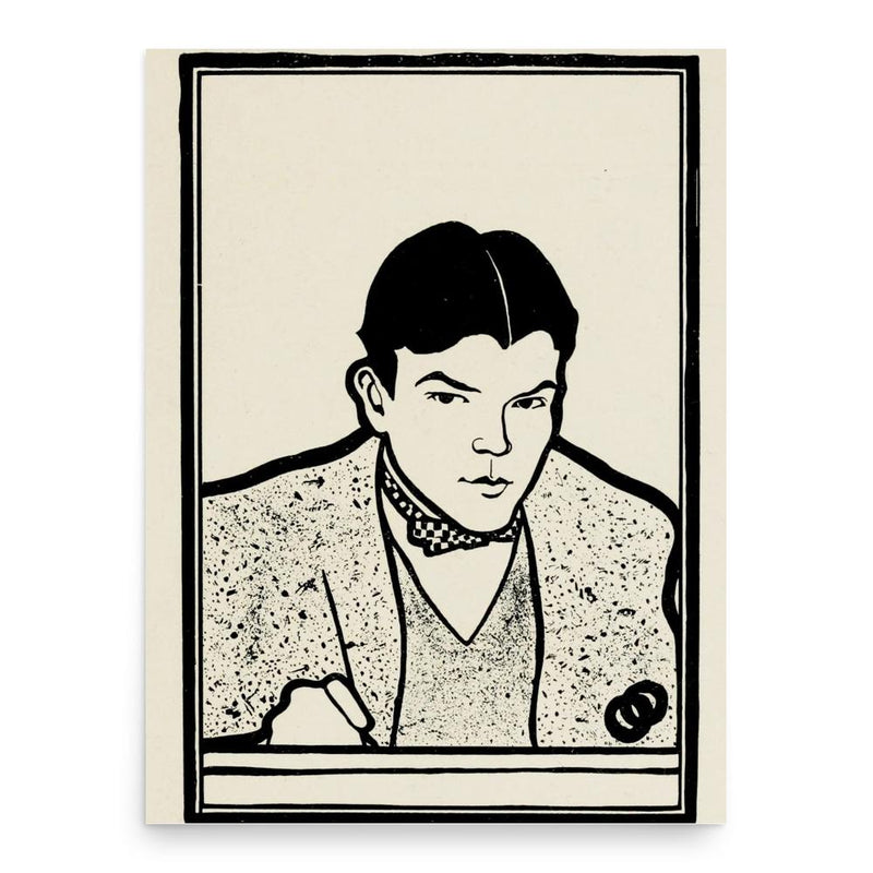 Ernest Haskell poster print, in size 18x24 inches.