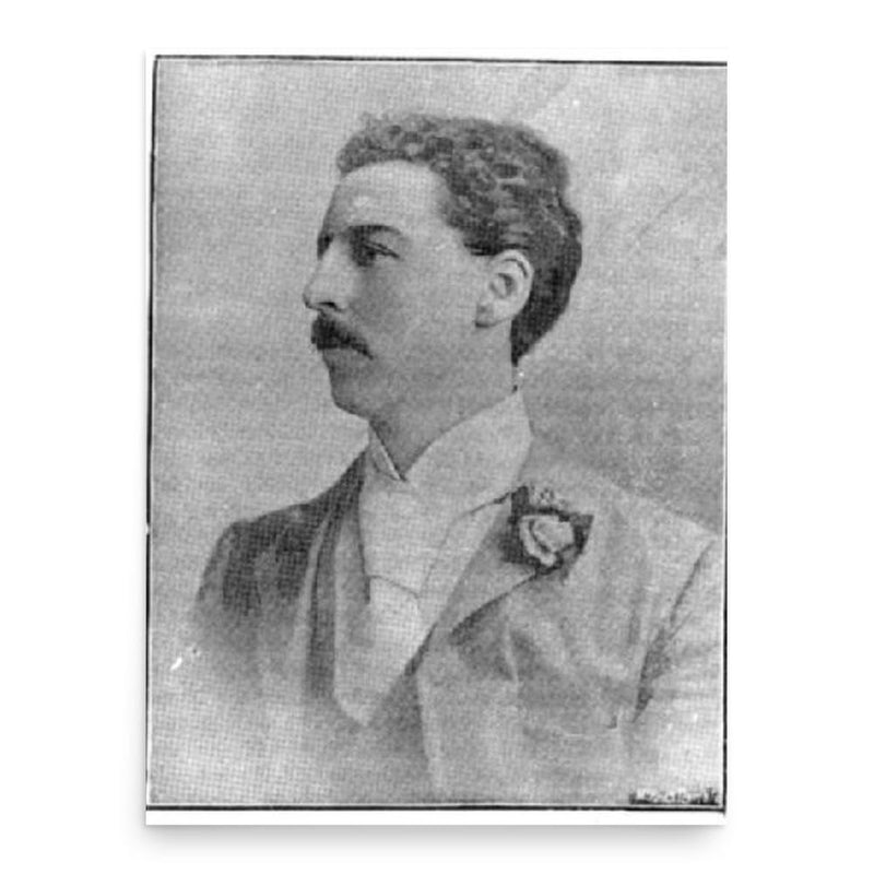 Ernest Hoben poster print, in size 18x24 inches.