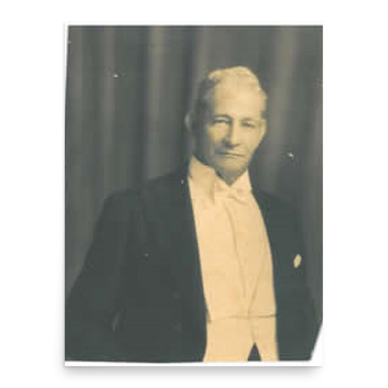 Ernest Hunter poster print, in size 18x24 inches.