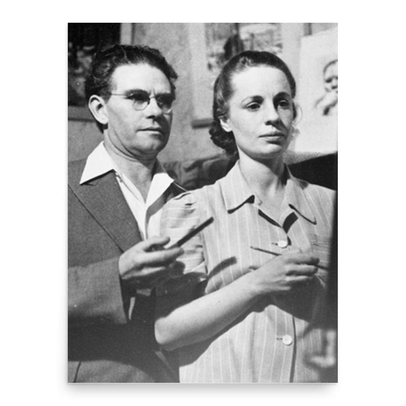 Ernest Lindner poster print, in size 18x24 inches.