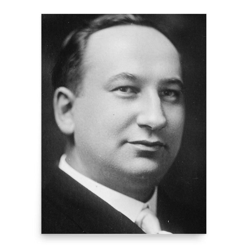 Ernest Lynn Waldorf poster print, in size 18x24 inches.