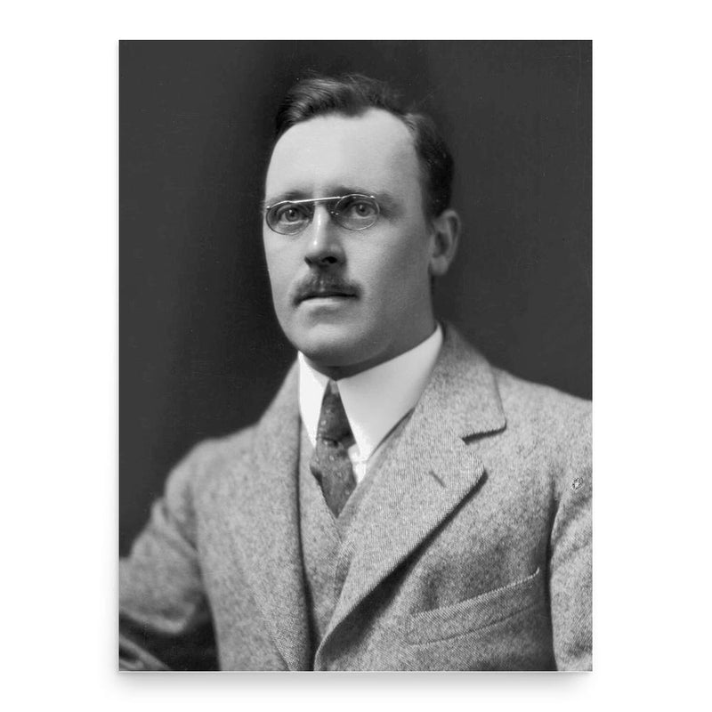 Ernest Marsden poster print, in size 18x24 inches.