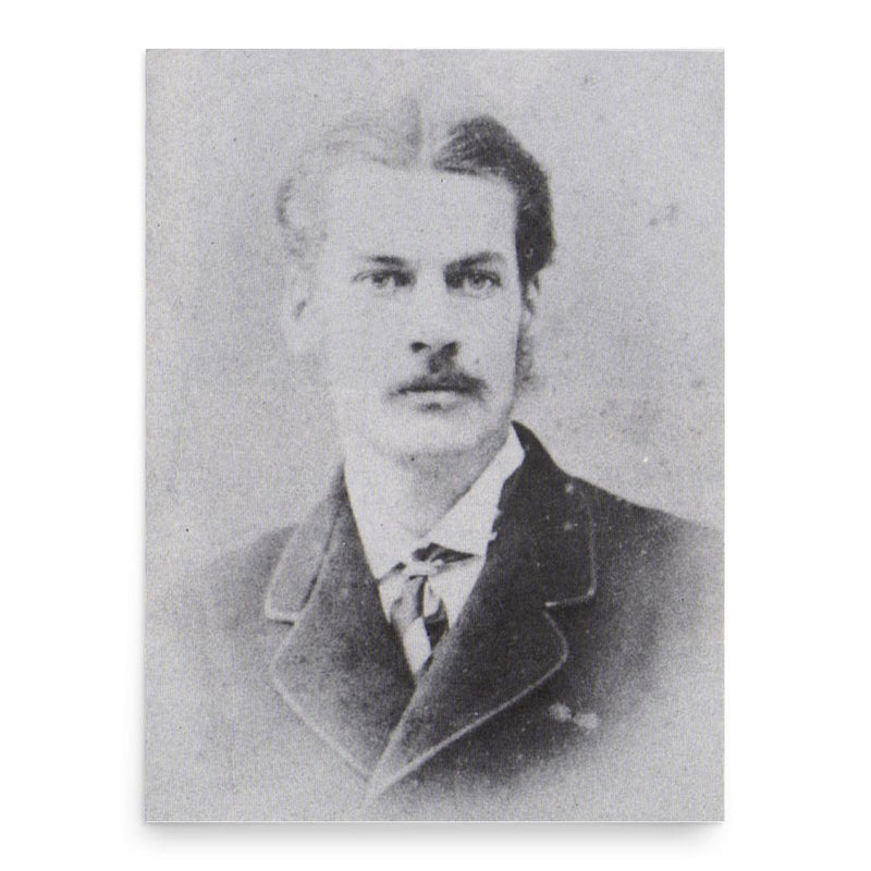 Ernest Mason Satow poster print, in size 18x24 inches.