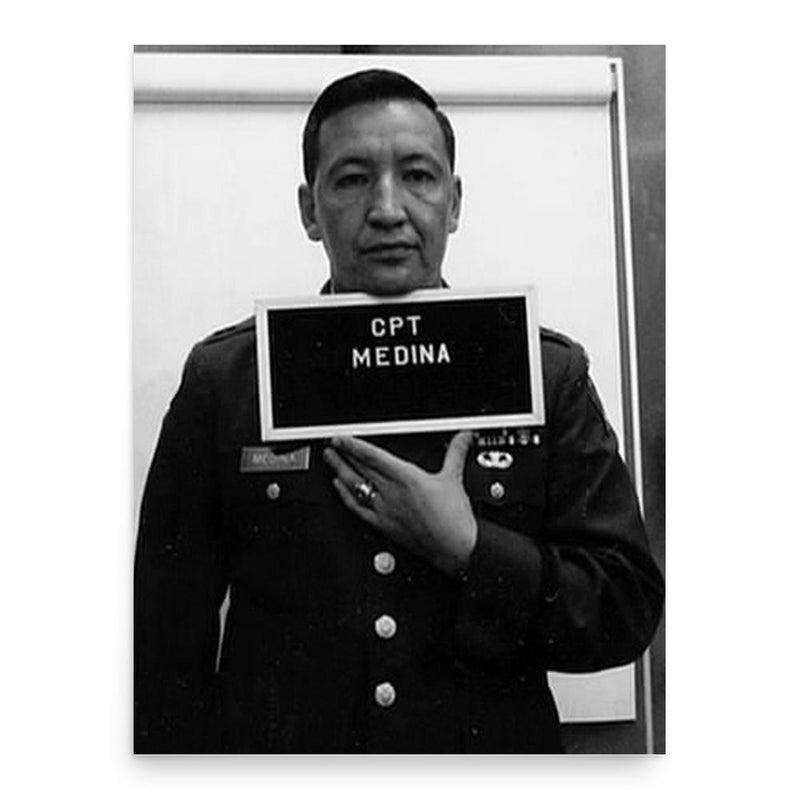 Ernest Medina poster print, in size 18x24 inches.