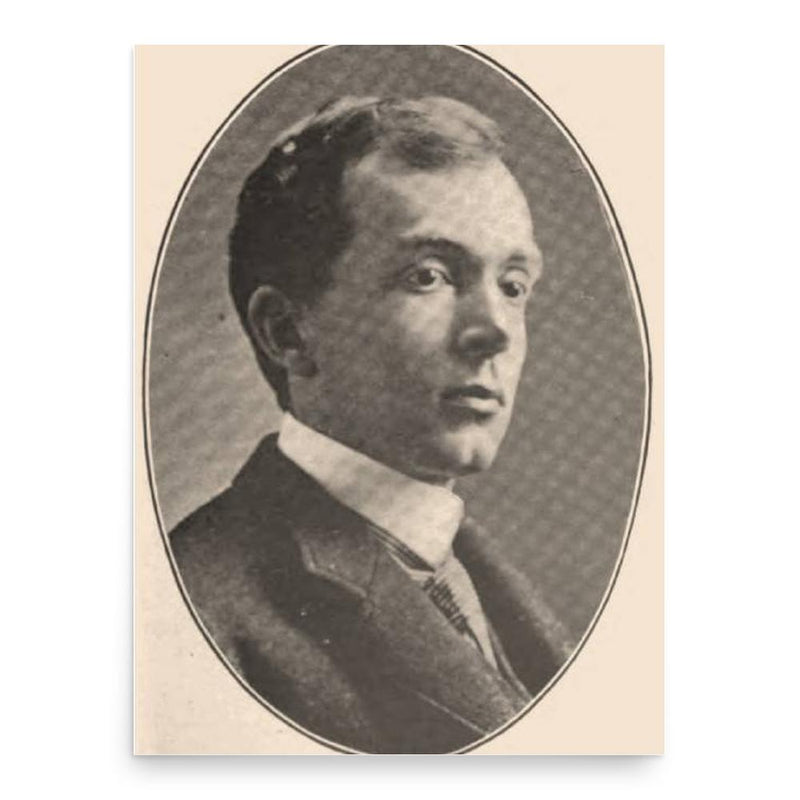 Ernest Merritt poster print, in size 18x24 inches.