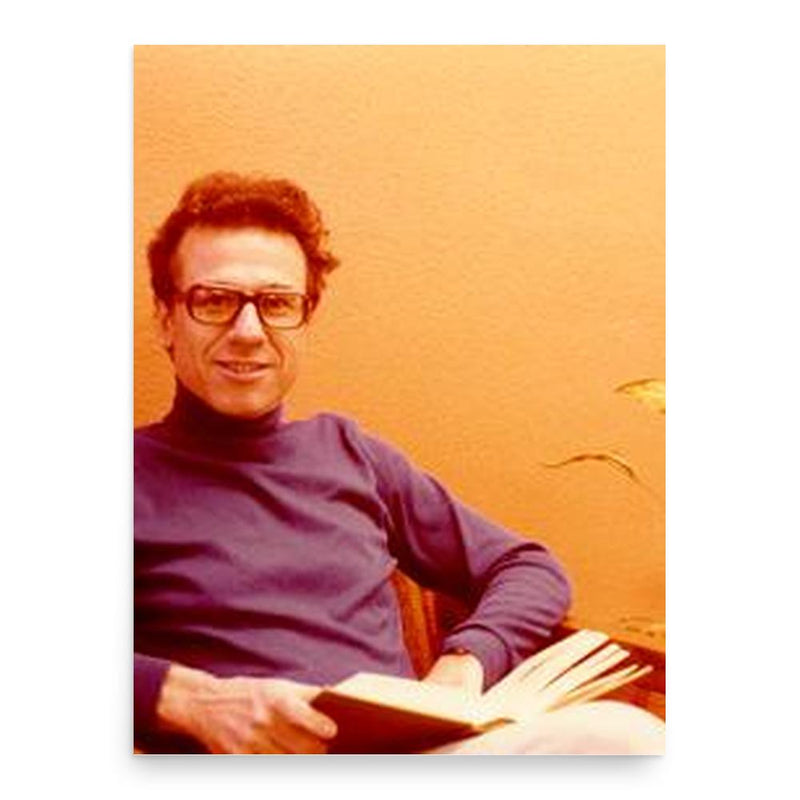 Ernest Michael poster print, in size 18x24 inches.