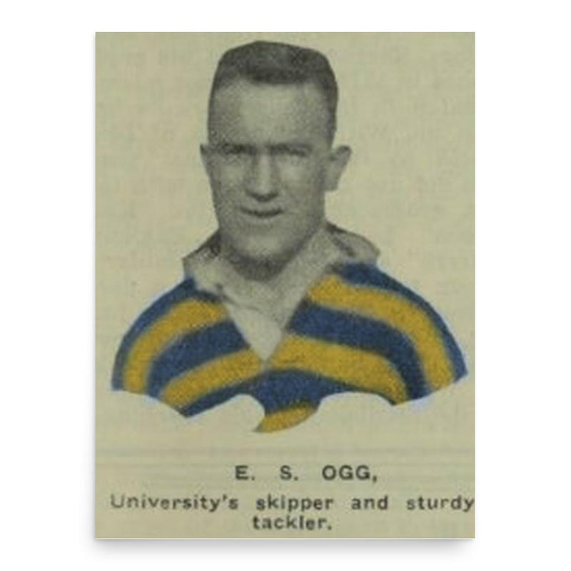 Ernest Ogg poster print, in size 18x24 inches.