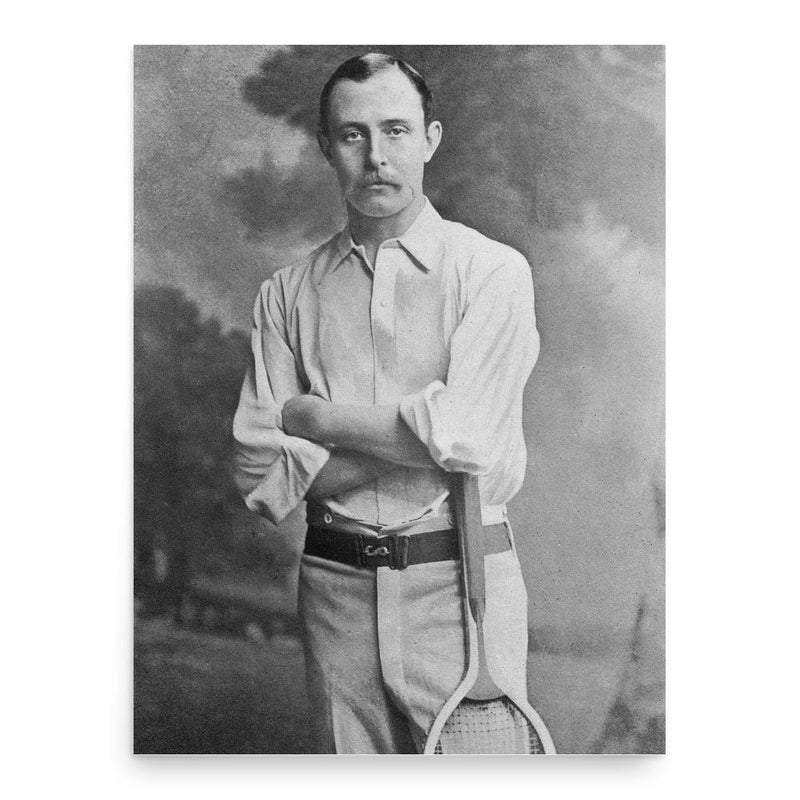 Ernest Renshaw poster print, in size 18x24 inches.