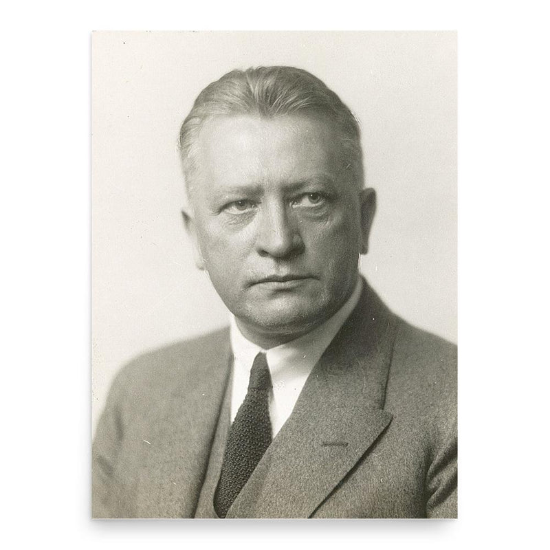 Ernest Rude poster print, in size 18x24 inches.