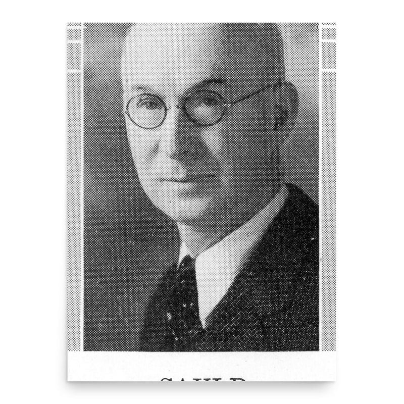 Ernest Sauld poster print, in size 18x24 inches.