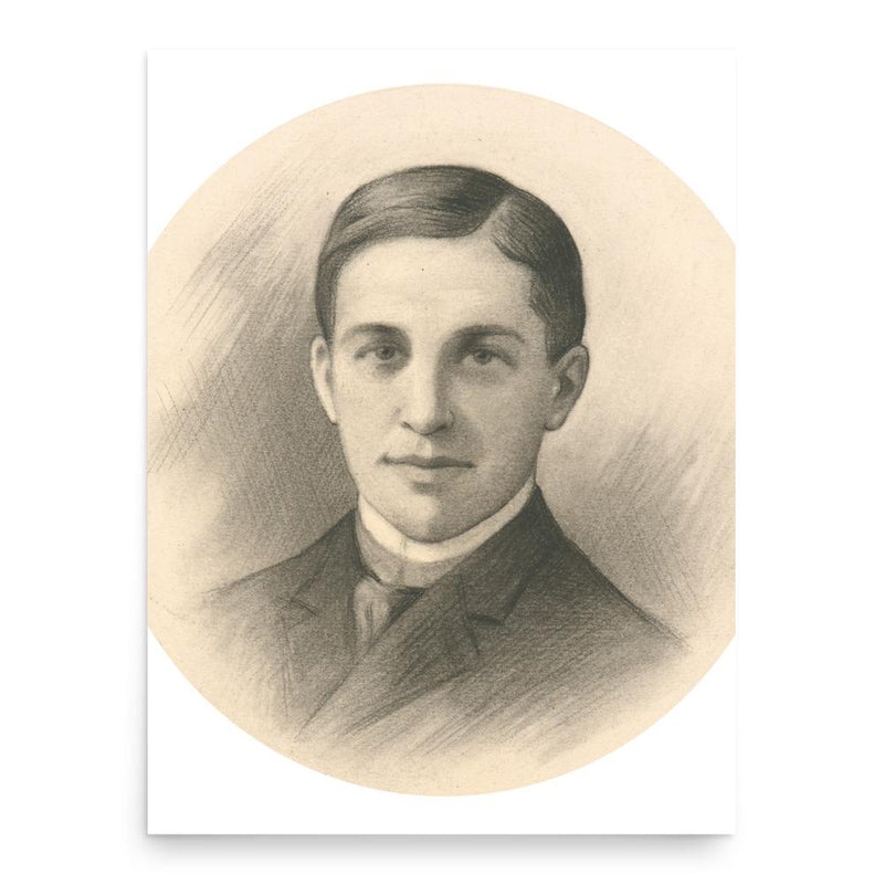 Ernest Thayer poster print, in size 18x24 inches.