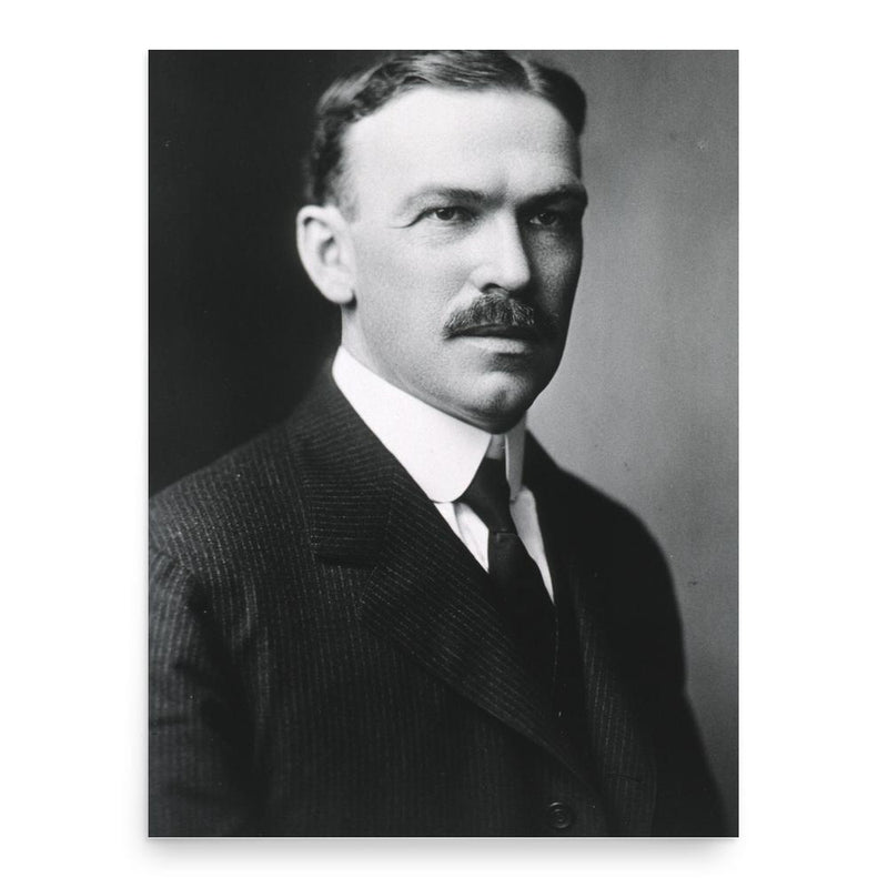 Ernest Tyzzer poster print, in size 18x24 inches.