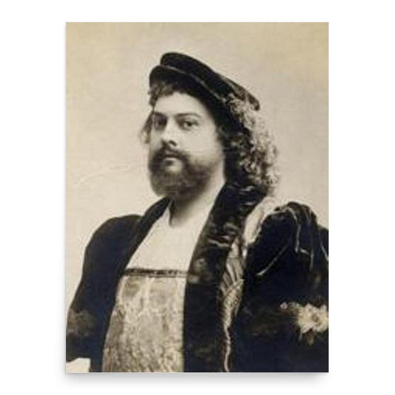 Ernest van Dyck poster print, in size 18x24 inches.