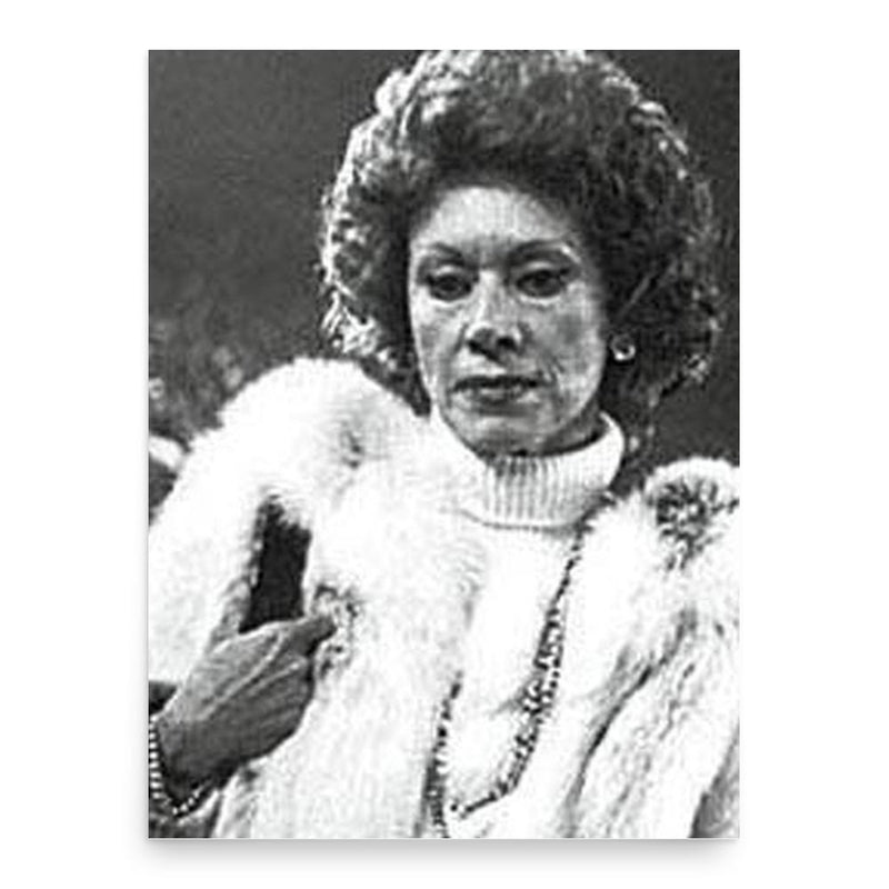 Ernestina Herrera de Noble poster print, in size 18x24 inches.