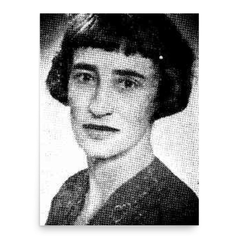 Ernestine Hill poster print, in size 18x24 inches.