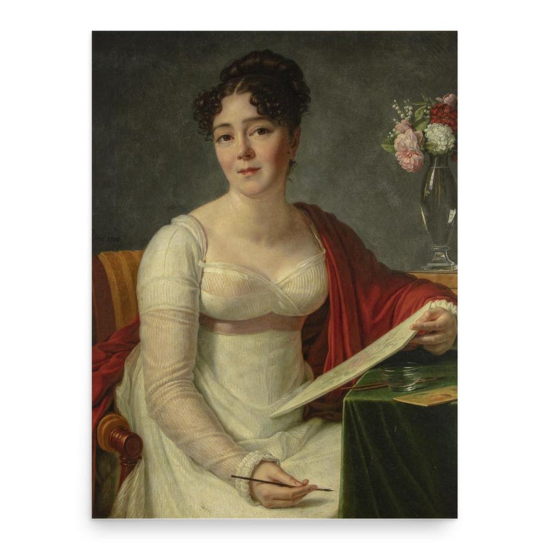 Ernestine Panckoucke poster print, in size 18x24 inches.