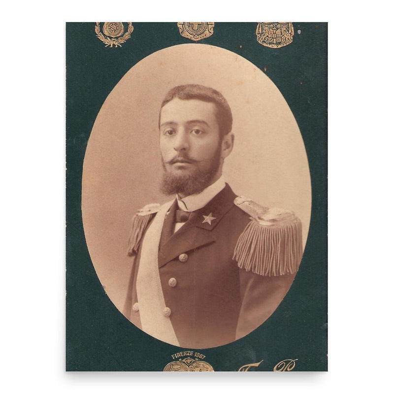 Ernesto Burzagli poster print, in size 18x24 inches.