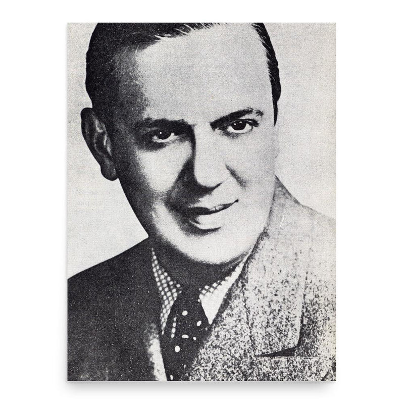 Ernesto Lecuona poster print, in size 18x24 inches.