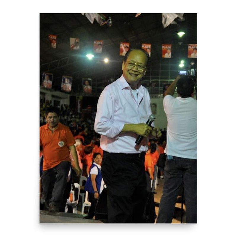 Ernesto Maceda poster print, in size 18x24 inches.