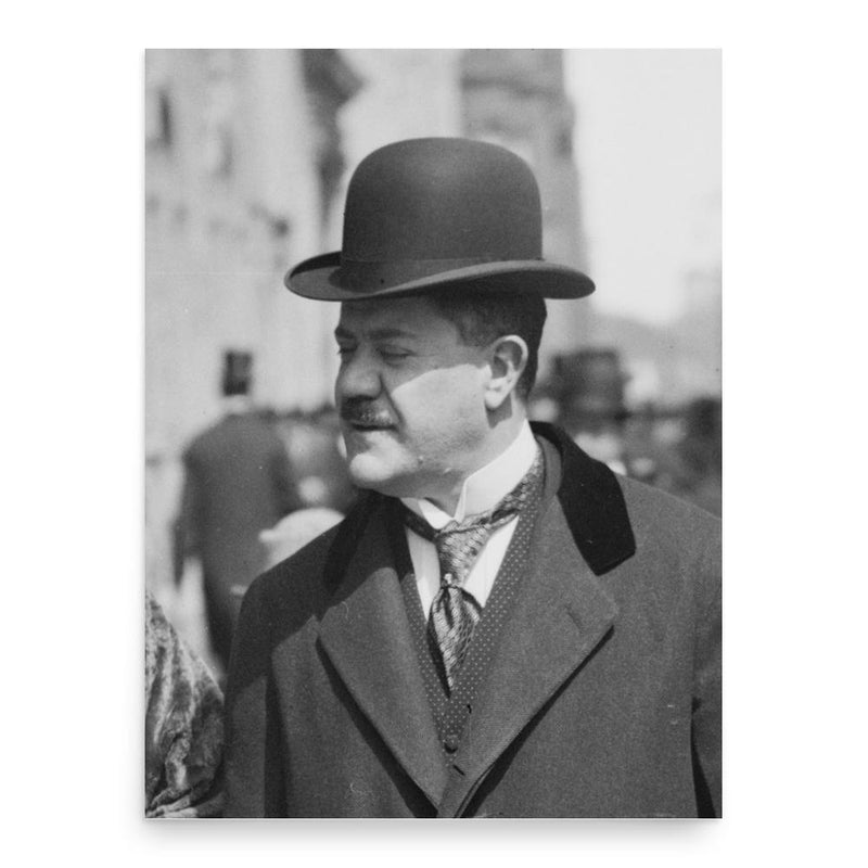 Ernesto Madero poster print, in size 18x24 inches.