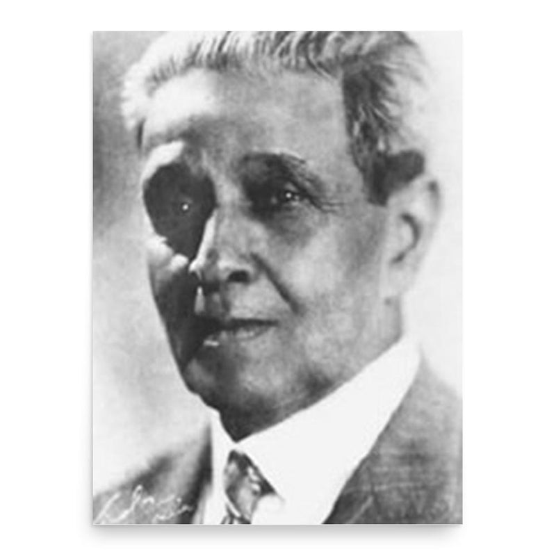 Ernesto Nazareth poster print, in size 18x24 inches.