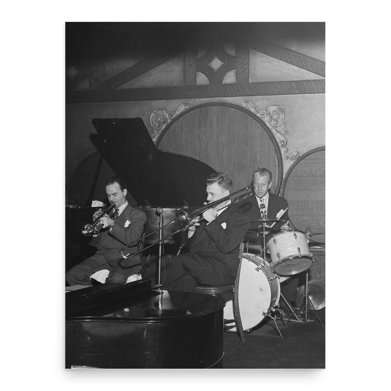 Ernie Caceres poster print, in size 18x24 inches.