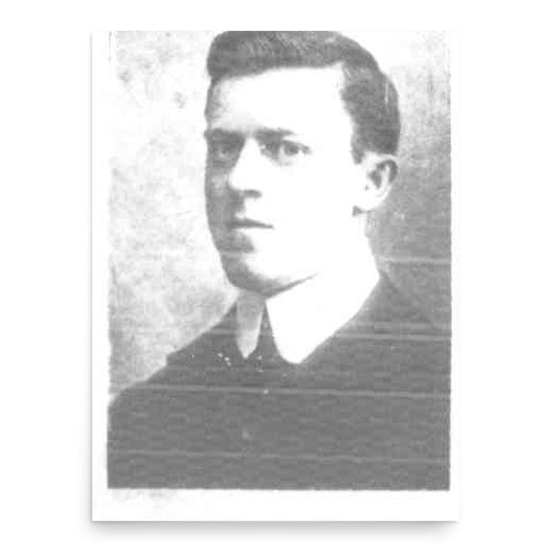 Ernie Cameron poster print, in size 18x24 inches.