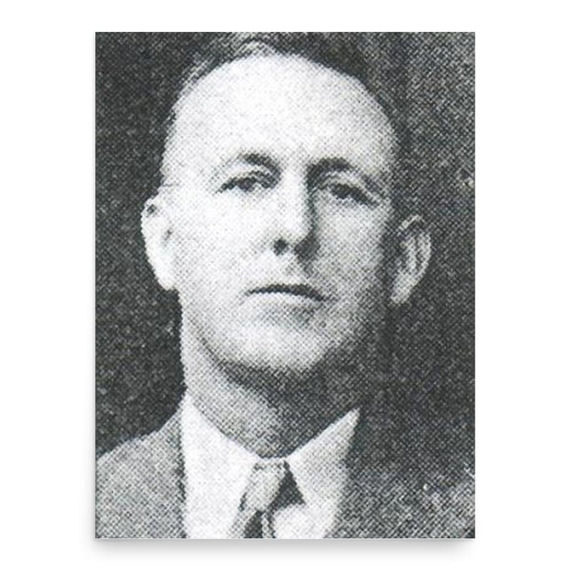 Ernie Evans poster print, in size 18x24 inches.