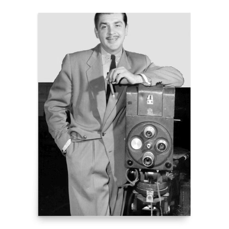 Ernie Kovacs poster print, in size 18x24 inches.