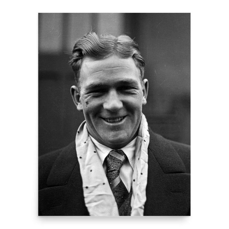 Ernie Nevers poster print, in size 18x24 inches.