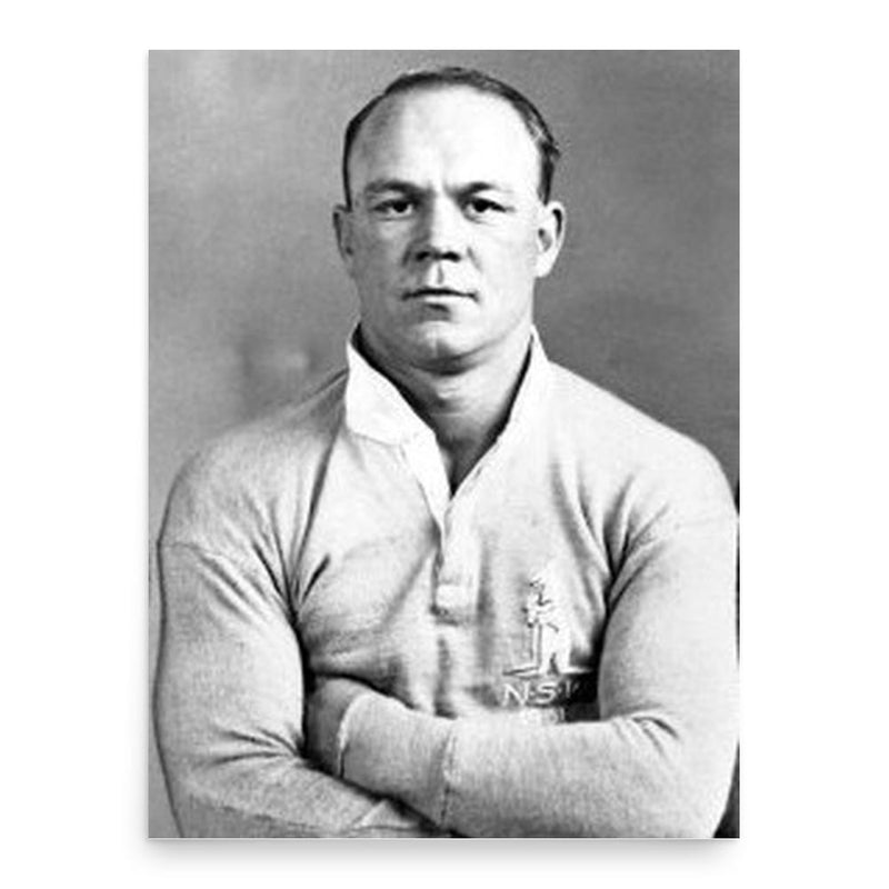 Ernie Norman poster print, in size 18x24 inches.