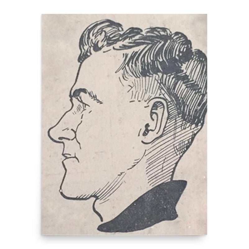 Ernie Nunn poster print, in size 18x24 inches.