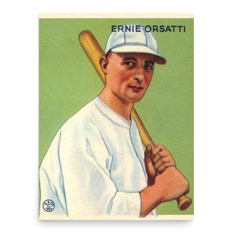 Ernie Orsatti poster print, in size 18x24 inches.
