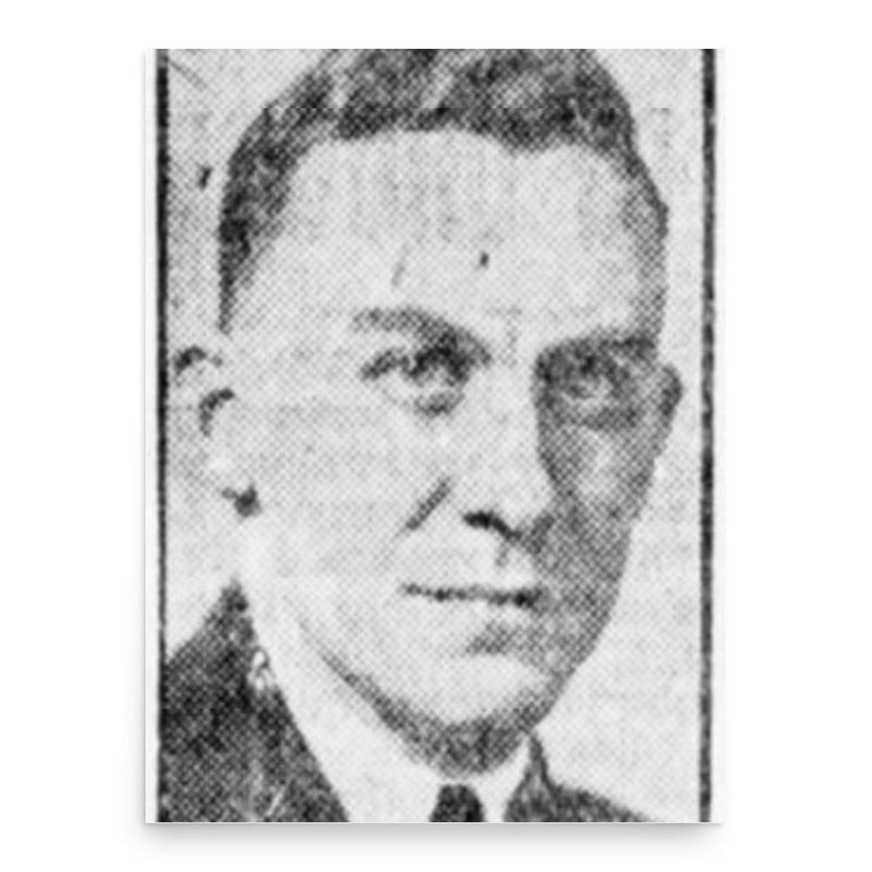 Ernie Parkes poster print, in size 18x24 inches.