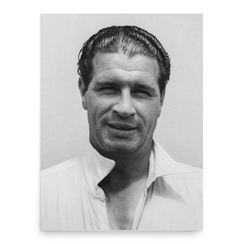 Ernie Toshack poster print, in size 18x24 inches.