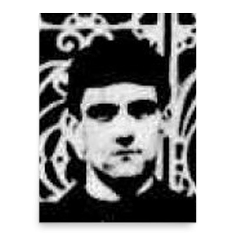 Ernie Vollugi poster print, in size 18x24 inches.