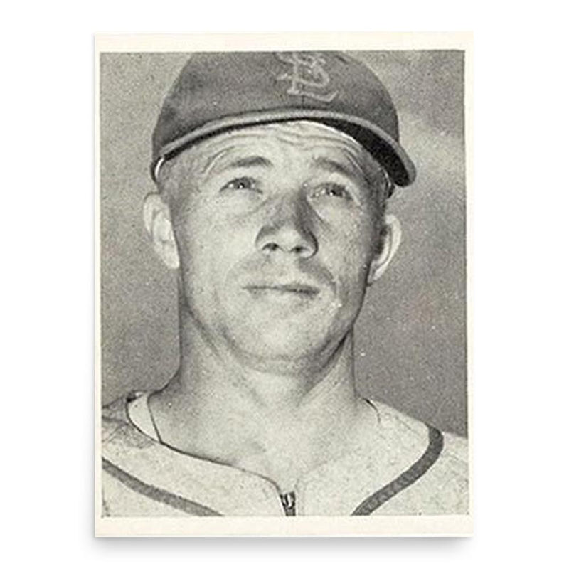 Ernie White poster print, in size 18x24 inches.