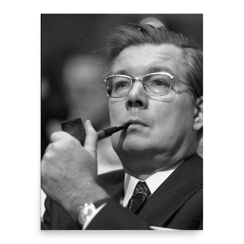 Ernst Benda poster print, in size 18x24 inches.