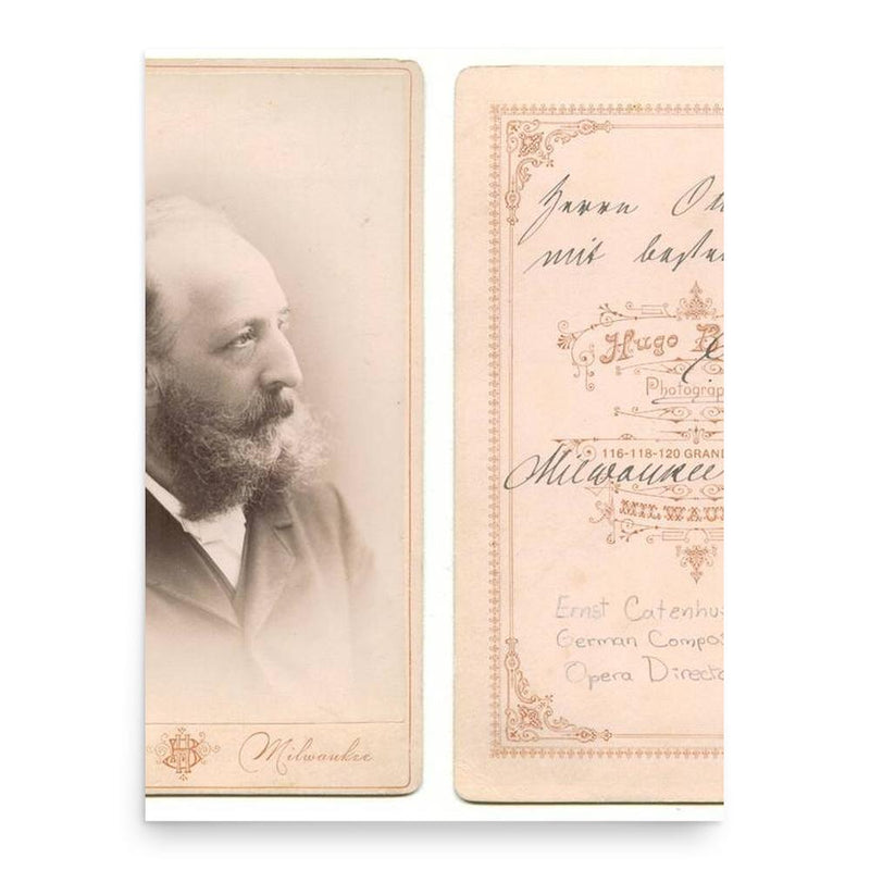 Ernst Catenhusen poster print, in size 18x24 inches.