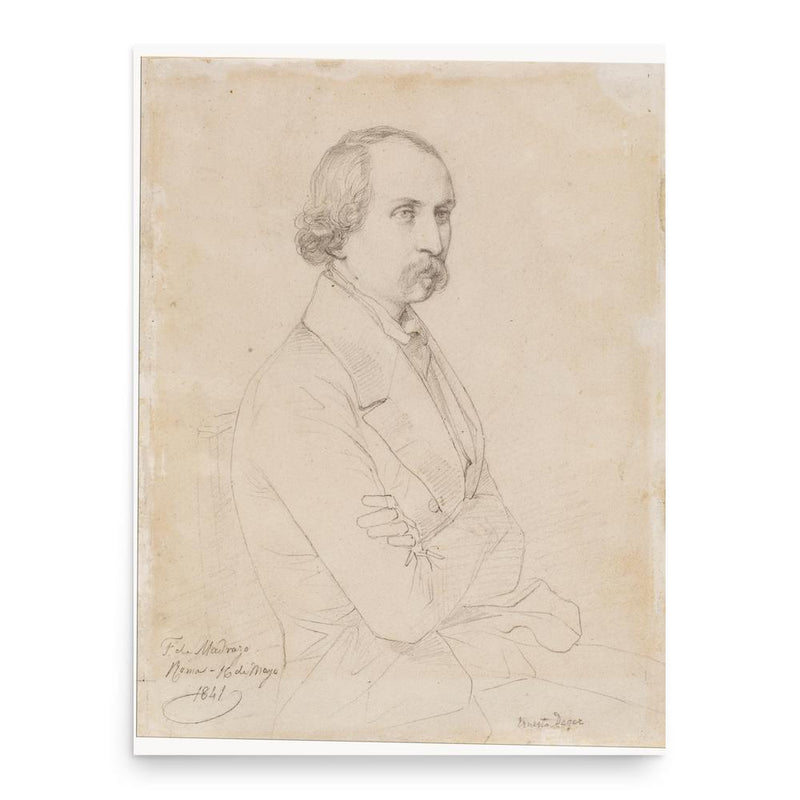 Ernst Deger poster print, in size 18x24 inches.