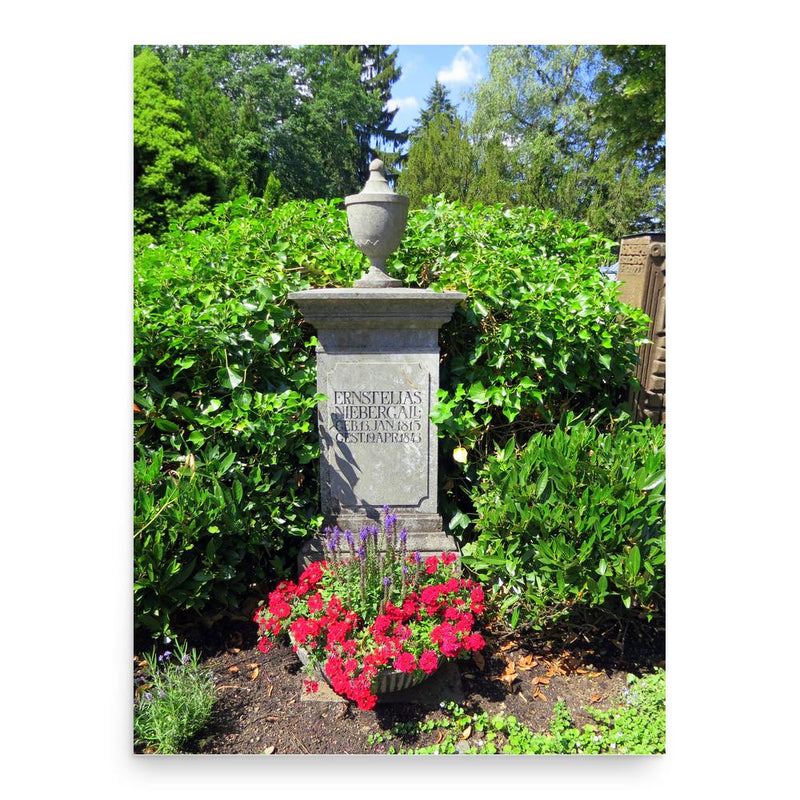 Ernst Elias Niebergall poster print, in size 18x24 inches.