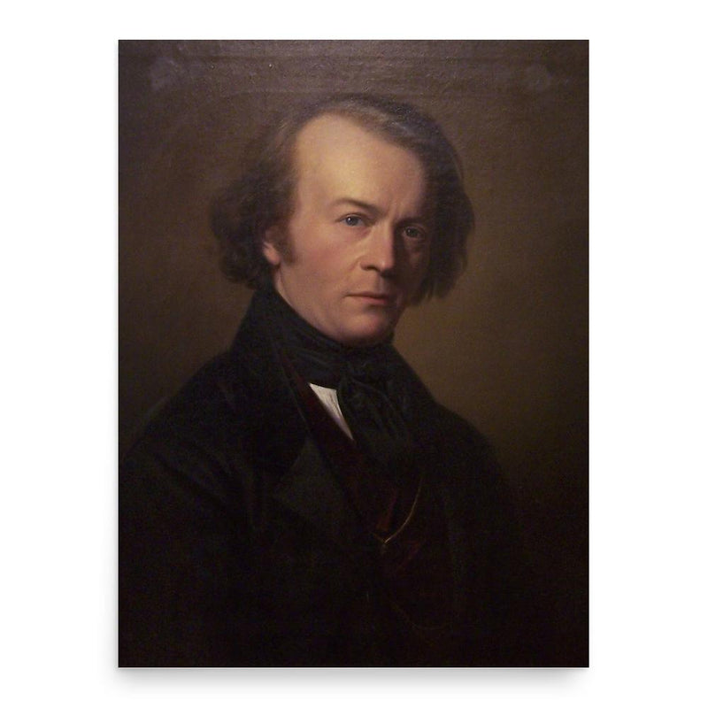 Ernst Ferdinand Oehme poster print, in size 18x24 inches.